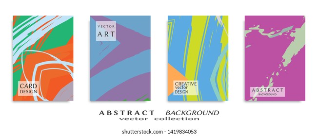 Abstract universal grunge art texture, web header template. Collage page, design for card, invitation, brochure brush strokes style, banner idea, book cover, booklet print, flyer sheet a4