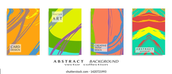 Abstract universal grunge art texture, web header template. Collage page, design for card, invitation, brochure brush strokes style, banner idea, book cover, booklet print, flyer sheet a4