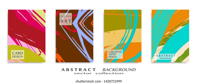 Abstract universal grunge art texture, web header template. Collage page, design for card, invitation, brochure brush strokes style, banner idea, book cover, booklet print, flyer sheet a4