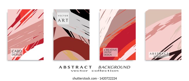 Abstract universal grunge art texture, web header template. Collage page, design for card, invitation, brochure brush strokes style, banner idea, book cover, booklet print, flyer sheet a4