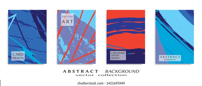 Abstract universal grunge art texture, web header template. Collage page, design for card, invitation, brochure brush strokes style, banner idea, book cover, booklet print, flyer sheet a4