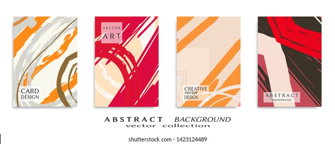 Abstract universal grunge art texture, web header template. Collage page, design for card, invitation, brochure brush strokes style, banner idea, book cover, booklet print, flyer sheet a4