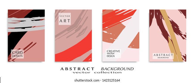 Abstract universal grunge art texture, web header template. Collage page, design for card, invitation, brochure brush strokes style, banner idea, book cover, booklet print, flyer sheet a4