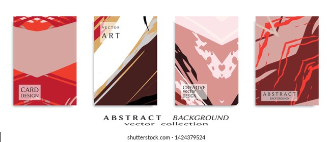 Abstract universal grunge art texture, web header template. Collage page, design for card, invitation, brochure brush strokes style, banner idea, book cover, booklet print, flyer sheet a4