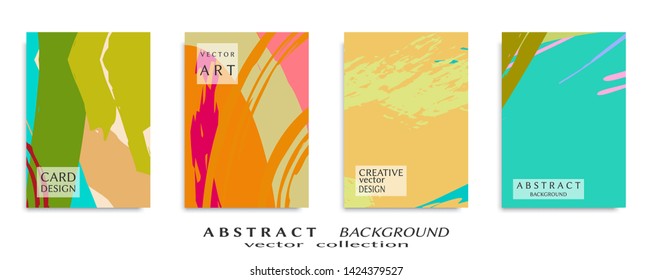 Abstract universal grunge art texture, web header template. Collage page, design for card, invitation, brochure brush strokes style, banner idea, book cover, booklet print, flyer sheet a4