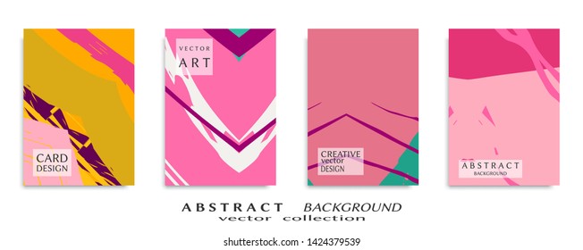 Abstract universal grunge art texture, web header template. Collage page, design for card, invitation, brochure brush strokes style, banner idea, book cover, booklet print, flyer sheet a4