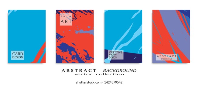 Abstract universal grunge art texture, web header template. Collage page, design for card, invitation, brochure brush strokes style, banner idea, book cover, booklet print, flyer sheet a4