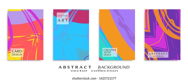 Abstract universal grunge art texture, web header template. Collage page, design for card, invitation, brochure brush strokes style, banner idea, book cover, booklet print, flyer sheet a4