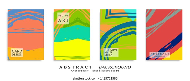 Abstract universal grunge art texture, web header template. Collage page, design for card, invitation, brochure brush strokes style, banner idea, book cover, booklet print, flyer sheet a4