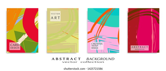 Abstract universal grunge art texture, web header template. Collage page, design for card, invitation, brochure brush strokes style, banner idea, book cover, booklet print, flyer sheet a4