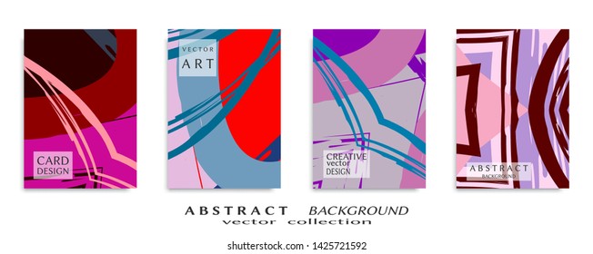 Abstract universal grunge art texture, web header template. Collage page, design for card, invitation, brochure brush strokes style, banner idea, book cover, booklet print, flyer sheet a4