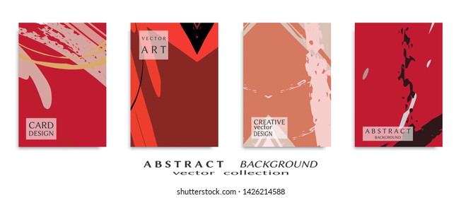 Abstract universal grunge art texture, web header template. Collage page, design for card, invitation, brochure brush strokes style, banner idea, book cover, booklet print, flyer sheet a4