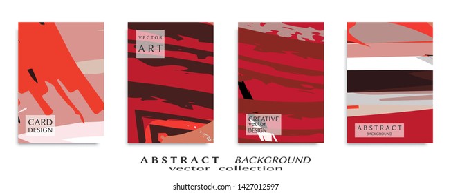 Abstract universal grunge art texture, web header template. Collage page, design for card, invitation, brochure brush strokes style, banner idea, book cover, booklet print, flyer sheet a4