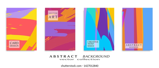 Abstract universal grunge art texture, web header template. Collage page, design for card, invitation, brochure brush strokes style, banner idea, book cover, booklet print, flyer sheet a4