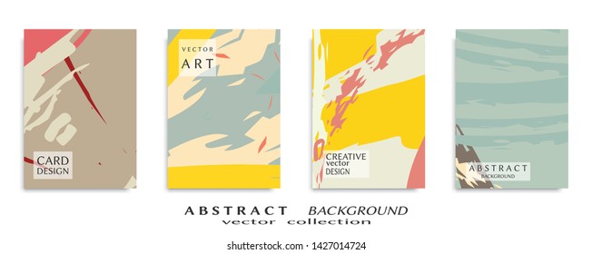 Abstract universal grunge art texture, web header template. Collage page, design for card, invitation, brochure brush strokes style, banner idea, book cover, booklet print, flyer sheet a4