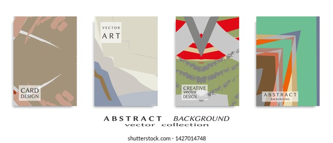 Abstract universal grunge art texture, web header template. Collage page, design for card, invitation, brochure brush strokes style, banner idea, book cover, booklet print, flyer sheet a4