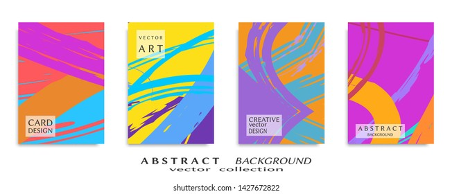 Abstract universal grunge art texture, web header template. Collage page, design for card, invitation, brochure brush strokes style, banner idea, book cover, booklet print, flyer sheet a4