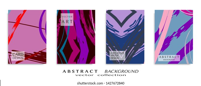 Abstract universal grunge art texture, web header template. Collage page, design for card, invitation, brochure brush strokes style, banner idea, book cover, booklet print, flyer sheet a4