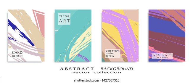 Abstract universal grunge art texture, web header template. Collage page, design for card, invitation, brochure brush strokes style, banner idea, book cover, booklet print, flyer sheet a4