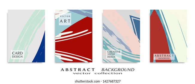 Abstract universal grunge art texture, web header template. Collage page, design for card, invitation, brochure brush strokes style, banner idea, book cover, booklet print, flyer sheet a4