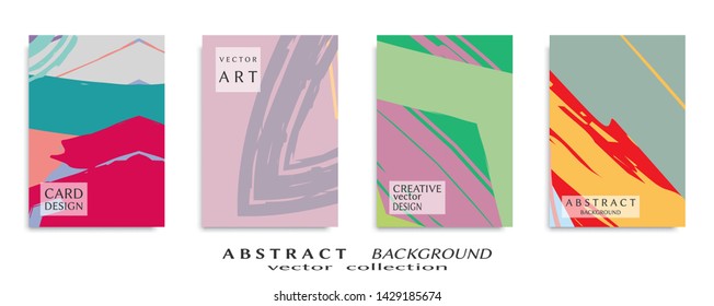 Abstract universal grunge art texture, web header template. Collage page, design for card, invitation, brochure brush strokes style, banner idea, book cover, booklet print, flyer sheet a4