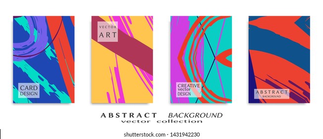 Abstract universal grunge art texture, web header template. Collage page, design for card, invitation, brochure brush strokes style, banner idea, book cover, booklet print, flyer sheet a4