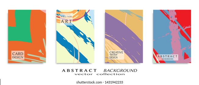 Abstract universal grunge art texture, web header template. Collage page, design for card, invitation, brochure brush strokes style, banner idea, book cover, booklet print, flyer sheet a4
