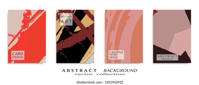Abstract universal grunge art texture, web header template. Collage page, design for card, invitation, brochure brush strokes style, banner idea, book cover, booklet print, flyer sheet a4