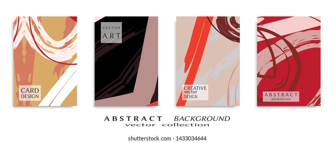 Abstract universal grunge art texture, web header template. Collage page, design for card, invitation, brochure brush strokes style, banner idea, book cover, booklet print, flyer sheet a4