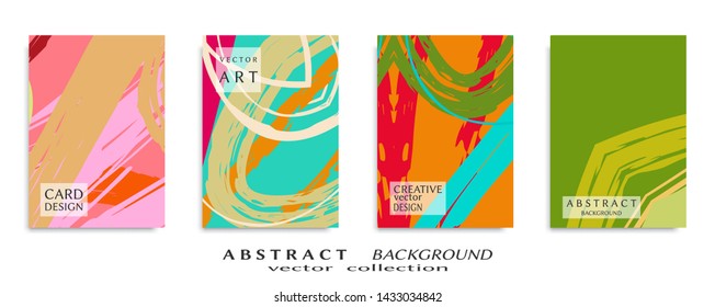 Abstract universal grunge art texture, web header template. Collage page, design for card, invitation, brochure brush strokes style, banner idea, book cover, booklet print, flyer sheet a4