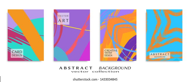 Abstract universal grunge art texture, web header template. Collage page, design for card, invitation, brochure brush strokes style, banner idea, book cover, booklet print, flyer sheet a4
