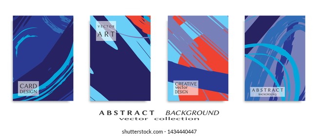 Abstract universal grunge art texture, web header template. Collage page, design for card, invitation, brochure brush strokes style, banner idea, book cover, booklet print, flyer sheet a4
