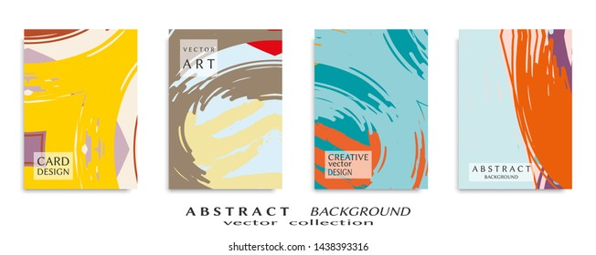 Abstract universal grunge art texture, web header template. Collage page, design for card, invitation, brochure brush strokes style, banner idea, book cover, booklet print, flyer sheet a4