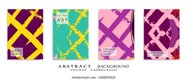 Abstract universal grunge art texture, web header template. Collage page, design for card, invitation, brochure brush strokes style, banner idea, book cover, booklet print, flyer sheet a4