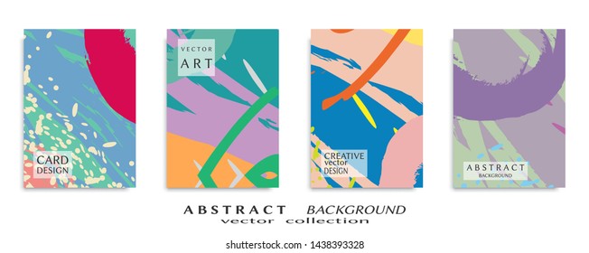 Abstract universal grunge art texture, web header template. Collage page, design for card, invitation, brochure brush strokes style, banner idea, book cover, booklet print, flyer sheet a4