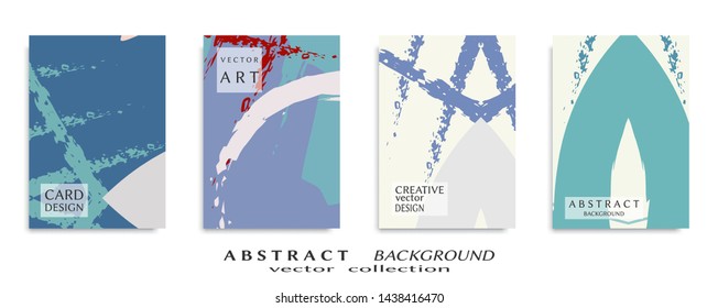 Abstract universal grunge art texture, web header template. Collage page, design for card, invitation, brochure brush strokes style, banner idea, book cover, booklet print, flyer sheet a4