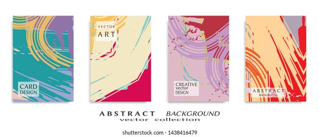 Abstract universal grunge art texture, web header template. Collage page, design for card, invitation, brochure brush strokes style, banner idea, book cover, booklet print, flyer sheet a4