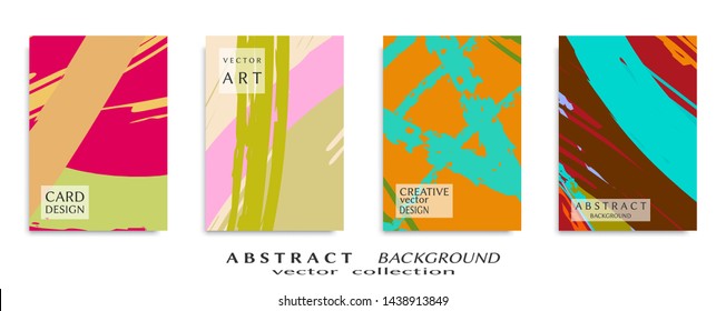 Abstract universal grunge art texture, web header template. Collage page, design for card, invitation, brochure brush strokes style, banner idea, book cover, booklet print, flyer sheet a4