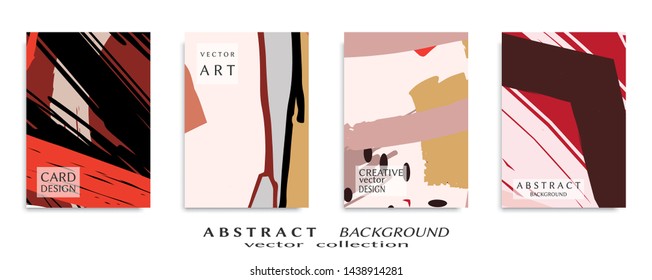 Abstract universal grunge art texture, web header template. Collage page, design for card, invitation, brochure brush strokes style, banner idea, book cover, booklet print, flyer sheet a4