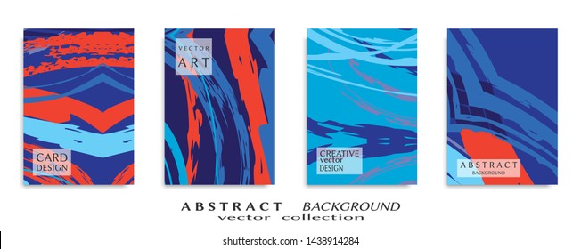 Abstract universal grunge art texture, web header template. Collage page, design for card, invitation, brochure brush strokes style, banner idea, book cover, booklet print, flyer sheet a4