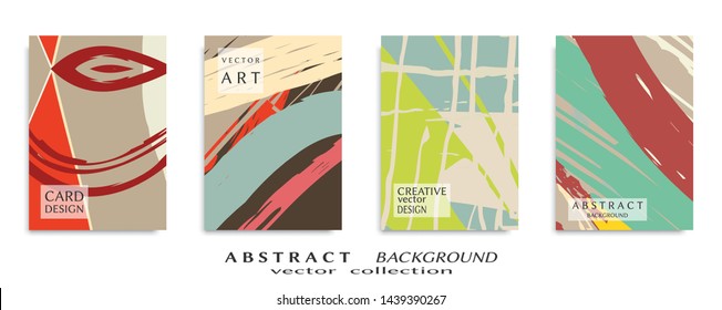 Abstract universal grunge art texture, web header template. Collage page, design for card, invitation, brochure brush strokes style, banner idea, book cover, booklet print, flyer sheet a4