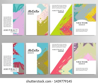Abstract universal grunge art texture, web header template. Collage page, design for card, invitation, brochure brush strokes style, banner idea, book cover, booklet print, flyer sheet a4