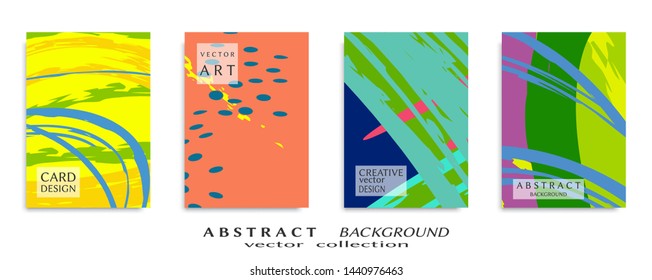 Abstract universal grunge art texture, web header template. Collage page, design for card, invitation, brochure brush strokes style, banner idea, book cover, booklet print, flyer sheet a4