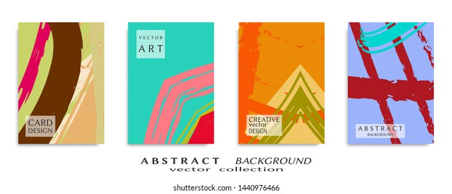 Abstract universal grunge art texture, web header template. Collage page, design for card, invitation, brochure brush strokes style, banner idea, book cover, booklet print, flyer sheet a4