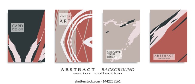 Abstract universal grunge art texture, web header template. Collage page, design for card, invitation, brochure brush strokes style, banner idea, book cover, booklet print, flyer sheet a4