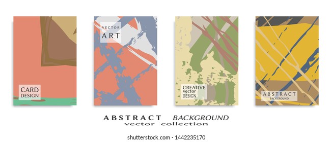 Abstract universal grunge art texture, web header template. Collage page, design for card, invitation, brochure brush strokes style, banner idea, book cover, booklet print, flyer sheet a4
