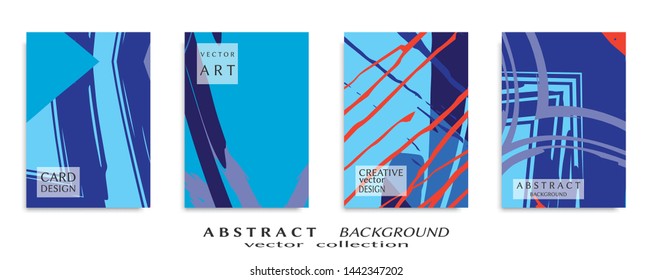 Abstract universal grunge art texture, web header template. Collage page, design for card, invitation, brochure brush strokes style, banner idea, book cover, booklet print, flyer sheet a4