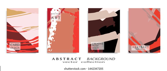 Abstract universal grunge art texture, web header template. Collage page, design for card, invitation, brochure brush strokes style, banner idea, book cover, booklet print, flyer sheet a4