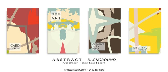 Abstract universal grunge art texture, web header template. Collage page, design for card, invitation, brochure brush strokes style, banner idea, book cover, booklet print, flyer sheet a4