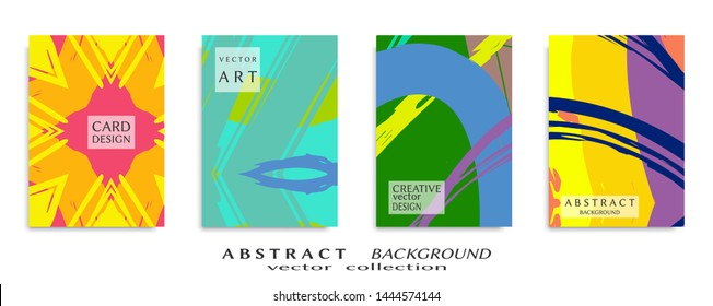 Abstract universal grunge art texture, web header template. Collage page, design for card, invitation, brochure brush strokes style, banner idea, book cover, booklet print, flyer sheet a4
